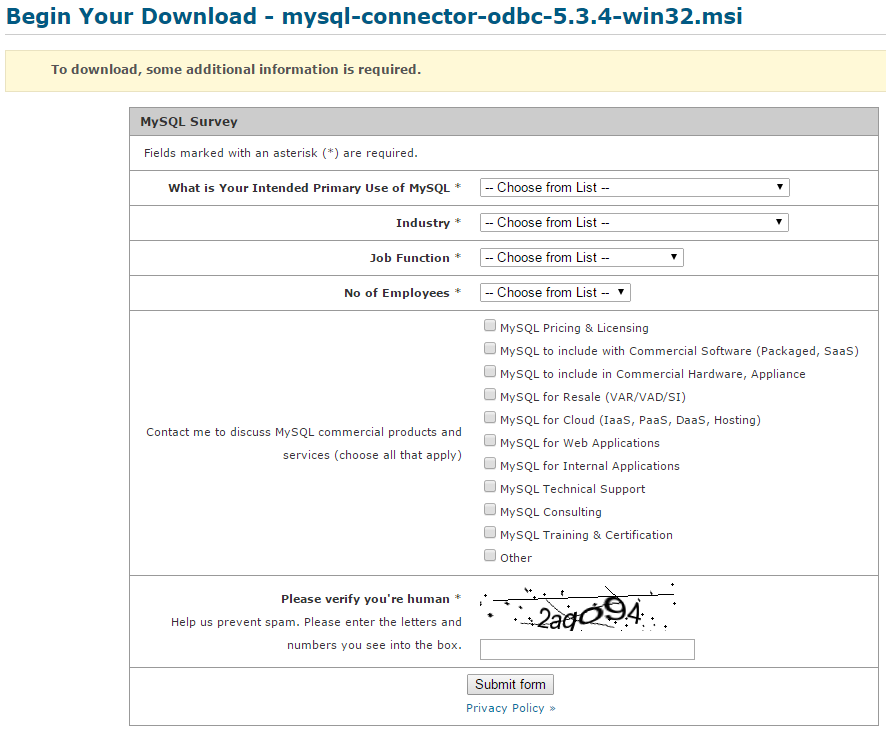 Mysql Connector Odbc 5.3 Download